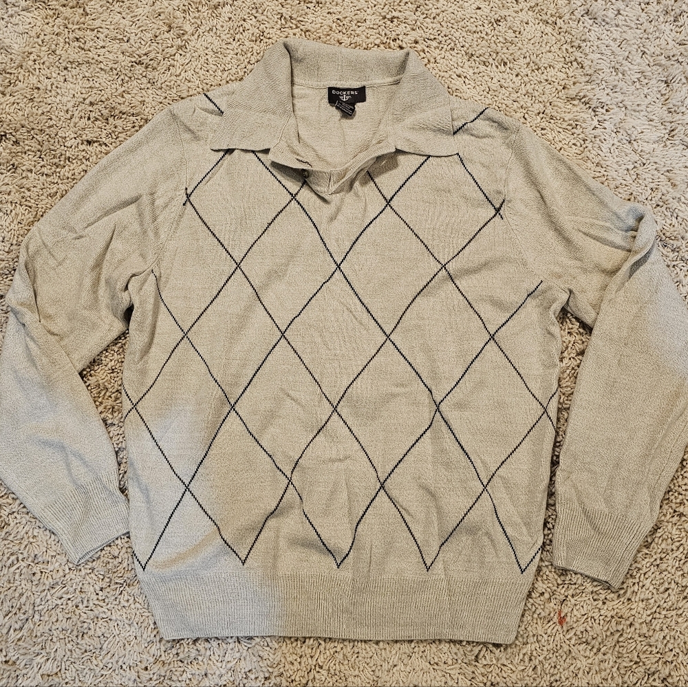 Dockers Lightweight Cream Sweater